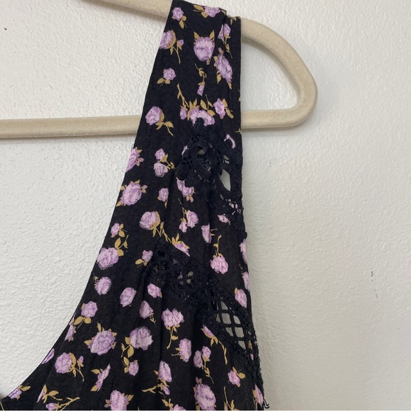 Free People Let It Happen Plunge Neck Minidress - Picture 7 of 10